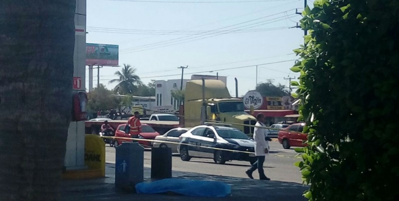 Asesinan a una persona en la gasolinera, ubicada en Aguaruto