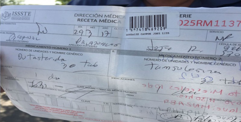 Derechohabiente del ISSSTE denuncia desabasto de medicamentos | Sinaloa |  Noticias | TVP 