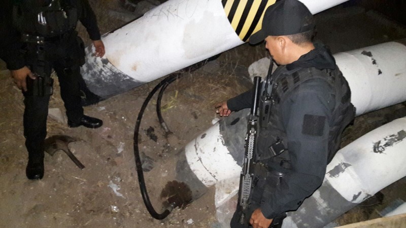 Detectan toma clandestina de combustible