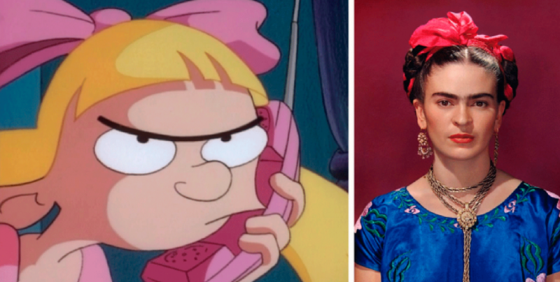 ¿Helga de 'Hey Arnold' está inspirada en Frida Kahlo?