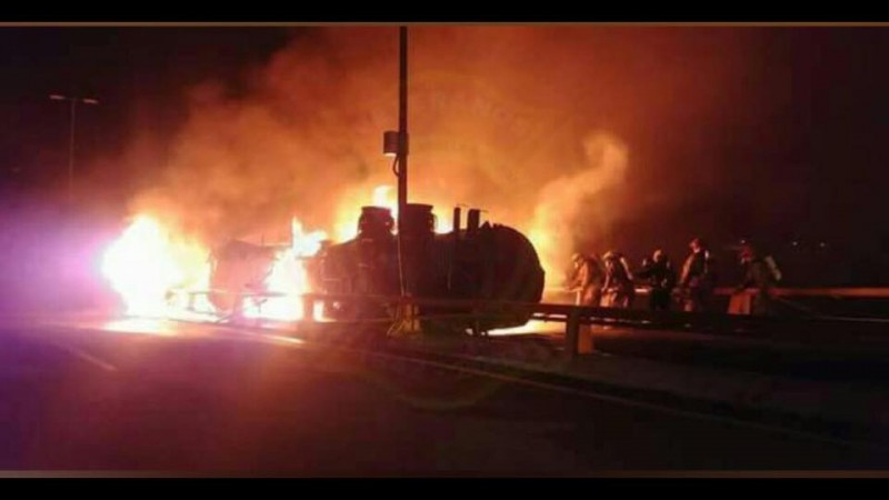 Cerrada la autopista Mazatlán-Durango por incendio