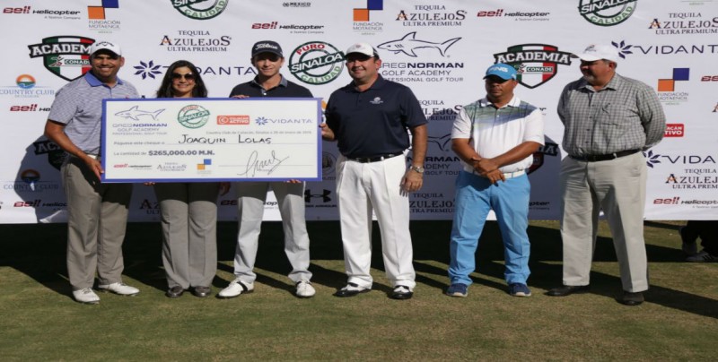 El peruano Joaquín Lolas gana el Greg Norman Academy Professional