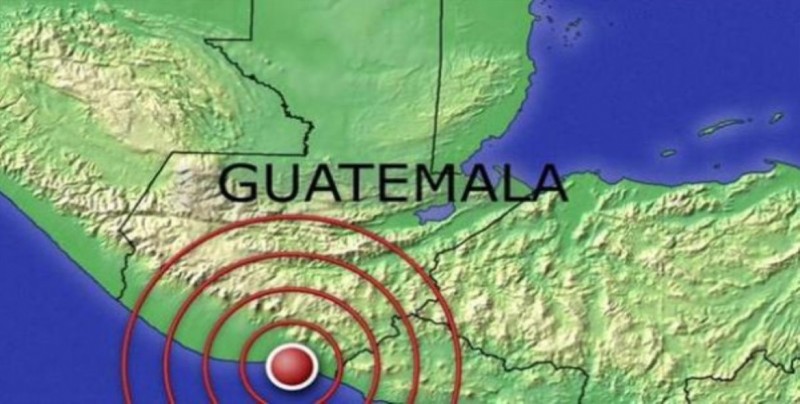 Sismo de magnitud 5 se registra en el sur de Guatemala