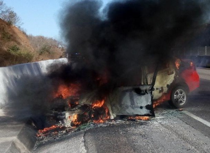 Dos heridos en accidente por  “La Maxipista”