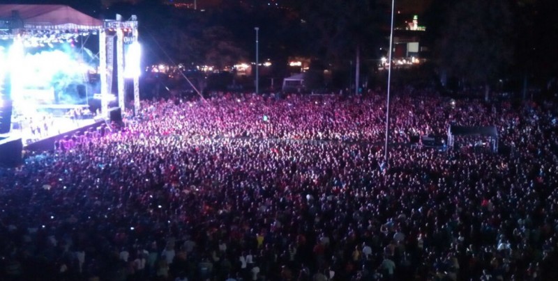 Más de 30 mil asistentes al concierto de la Banda Ms