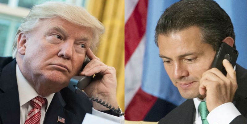 Peña Nieto y Donald Trump conversan vía telefónica