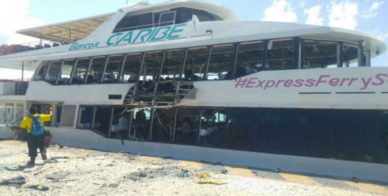 #Video Sube a 25 heridos por explosión de ferry