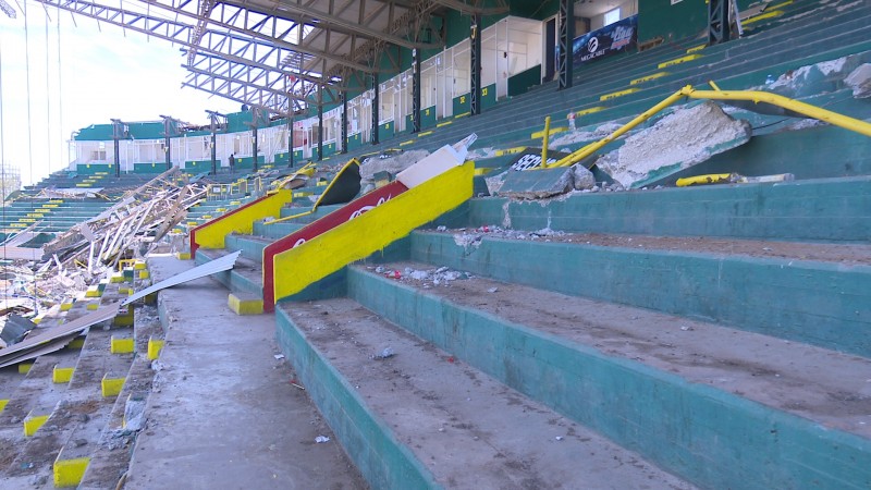 Avanza la demolición del estadio EIA