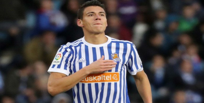 Héctor Moreno anota con la Real Sociedad