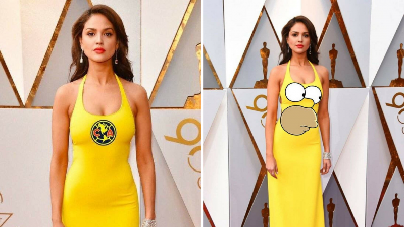#Galería Eiza González fue la reina de los memes en los premios Óscar