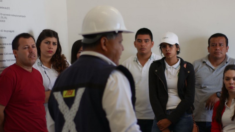Estudiantes conocen sobre el ciclo urbano del agua