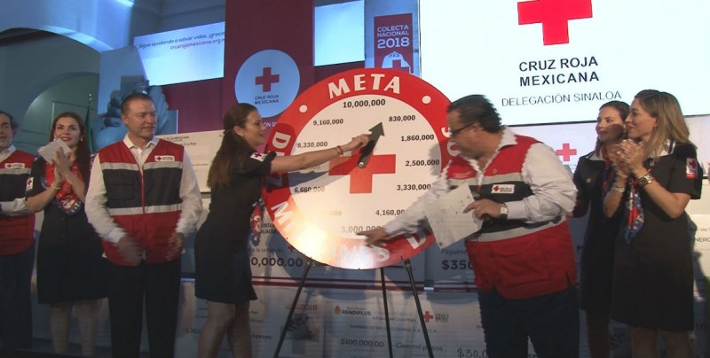 Arranca colecta Cruz Roja Culiacán, la meta 10 mdp