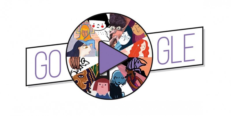Google celebra a la mujer con doodle interactivo