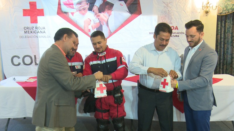 Inicia cruz roja Los Mochis colecta escolar 2018