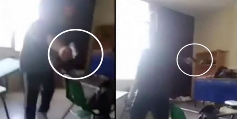 Dispara contra sus compañeros con pistola de balines