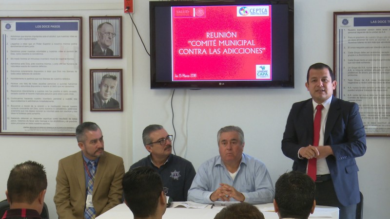 Sesiona comité municipal de las adicciones de Ahome