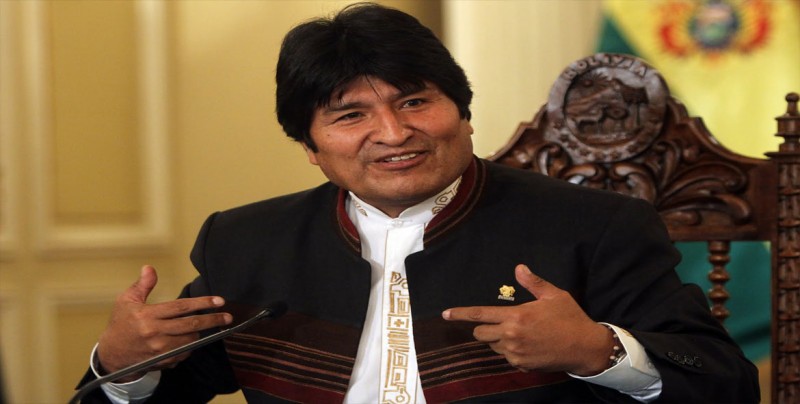 Evo Morales mantiene un encuentro con Florentino Pérez