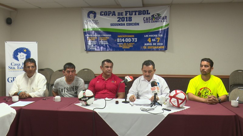 Anuncian la segunda Copa de Futbol 2018 Casa hogar Santa Eduwiges