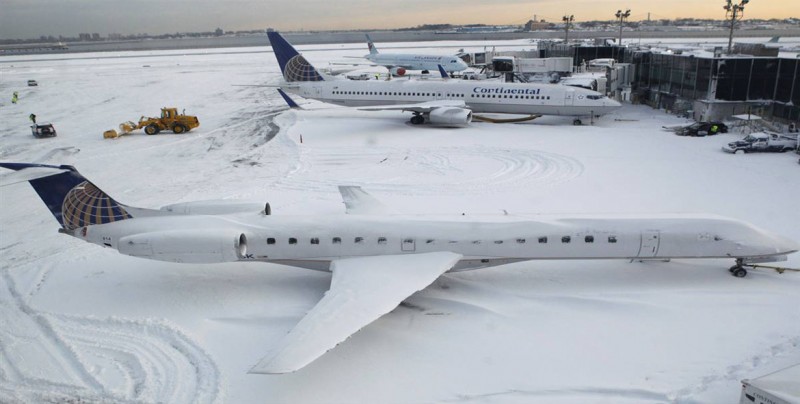 Cancelan vuelos entre Dominicana y EU por tormenta de nieve