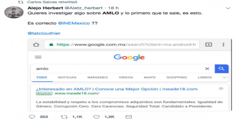 #EstoSíPasó Todas las búsquedas conducen a Meade. ¿Cómo lo hizo?