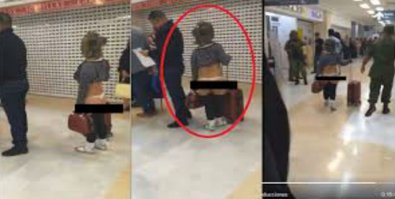 #Video Mujer pasea en ropa interior en Aeropuerto de Torreón
