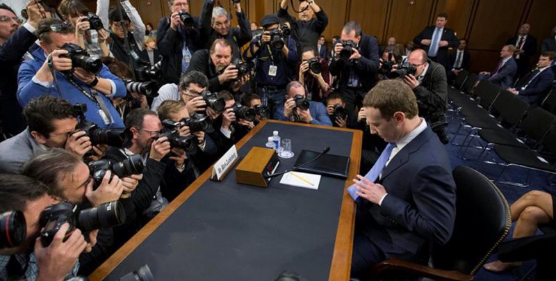 Zuckerberg asume ante el Senado de EU toda la culpa por filtración