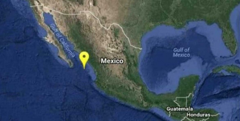 Tembló en Mazatlán