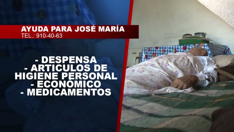 Necesita apoyo el Sr. José María, fue atropellado