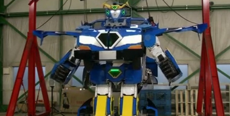 Crean robot inspirado en transformers