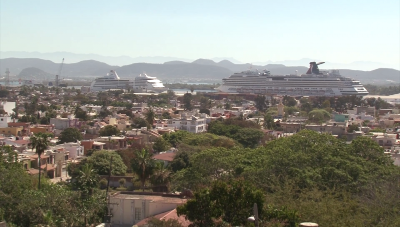 Llegaron dos cruceros a Mazatlán