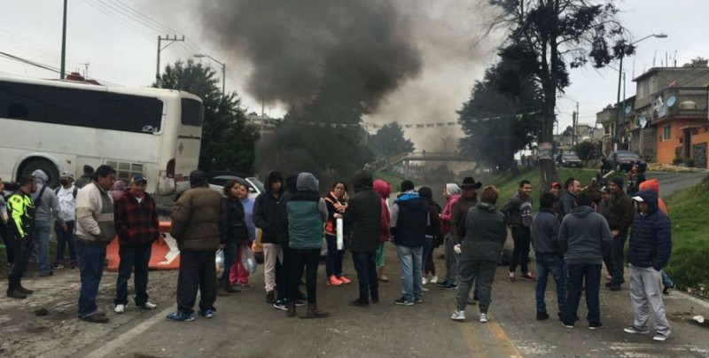 Levantan bloqueo en carretera México-Cuernavaca