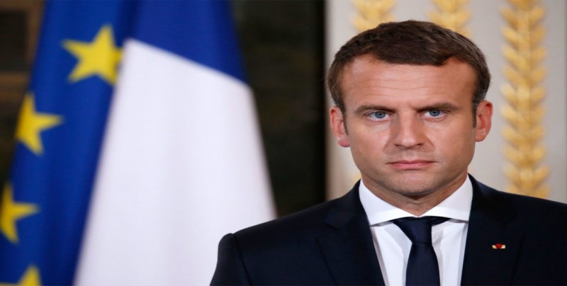 Macron: "Francia, Alemania y el Reino Unido lamentan la retirada" de EEEU