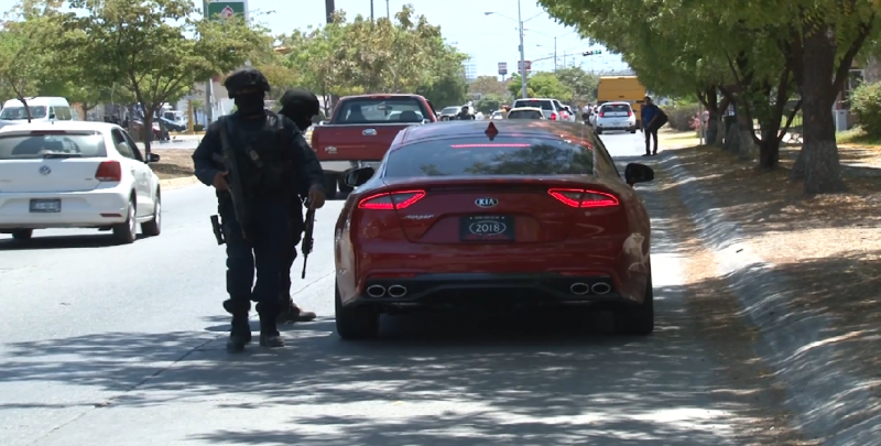 Realizan operativos de seguridad en la zona norte de Mazatlán