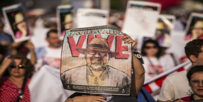 Realizan protestas por primer año del homicidio de Javier Valdez