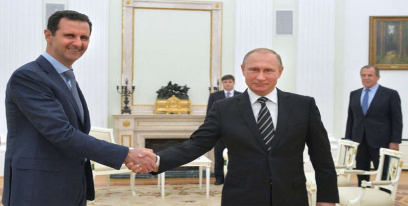 Putin se reúne con Asad en Sochi y pide salida de tropas extranjeras de Siria