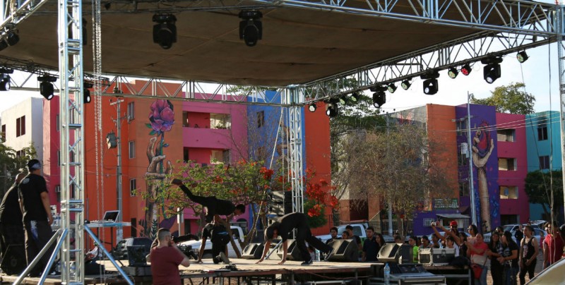 Festival Sinaloa Arte Público en el Fovissste Humaya