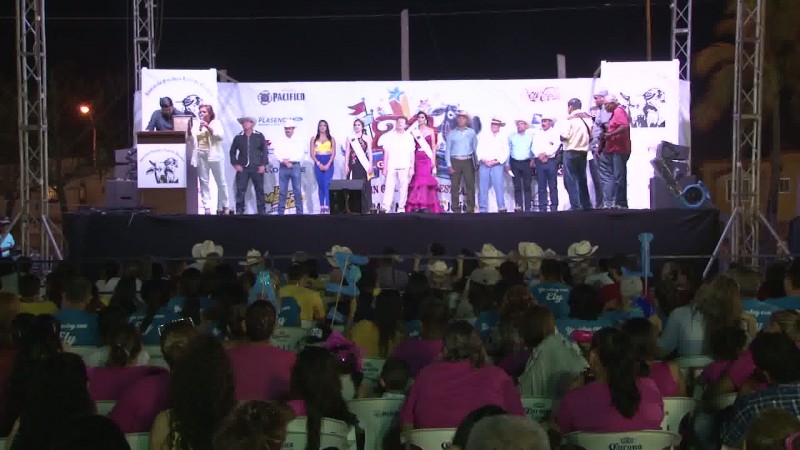 Gran ambiente en la inauguración de la Feria Ganadera de Mazatlán