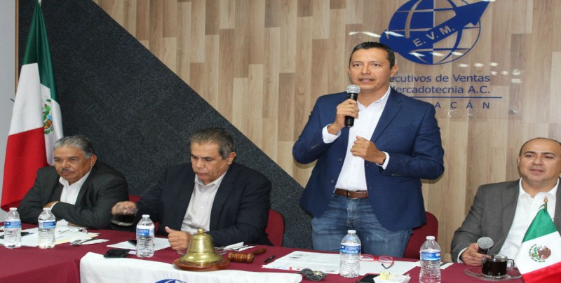 Reeligen a Aarón Sánchez Zárate como presidente de Ejecutivos de Venta