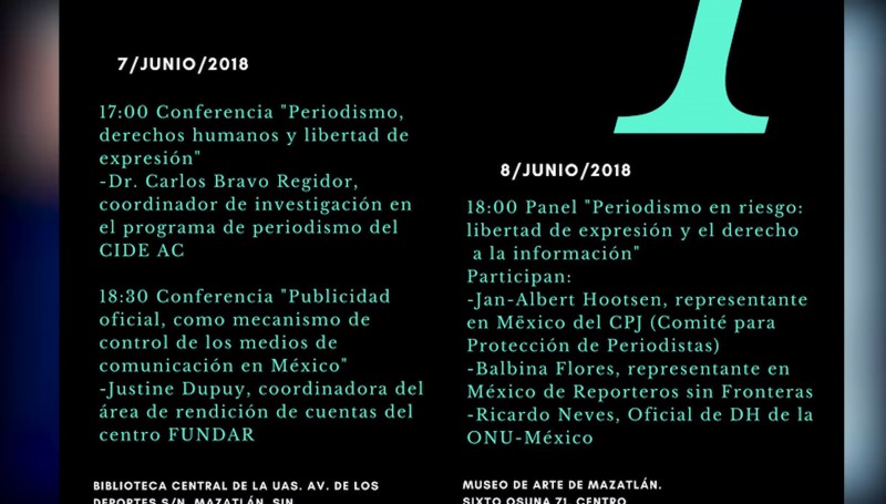 Invita Colectivo de periodistas a Jornadas por una Prensa Libre