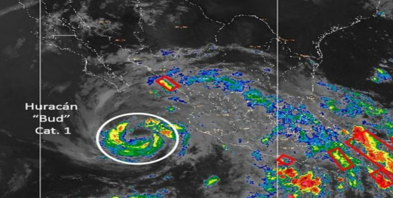 "Bud" llegará a costas de BCS como tormenta tropical