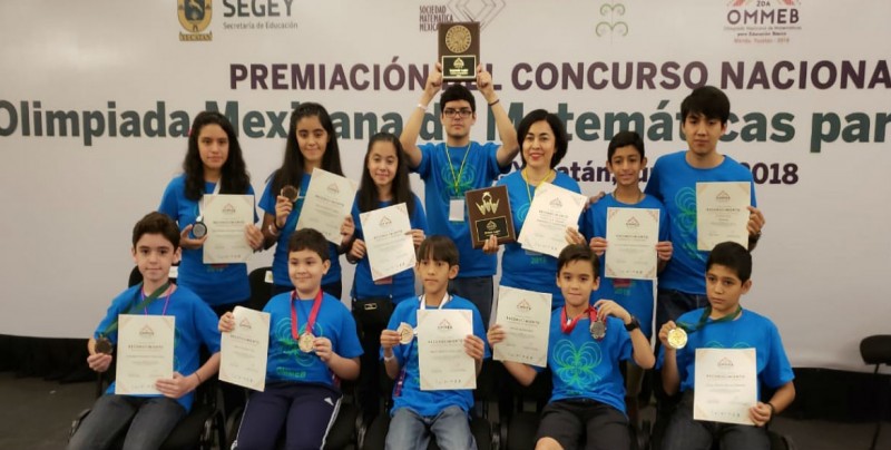 7 medallas en la II Olimpiada Nacional de Matemáticas son para Sinaloa