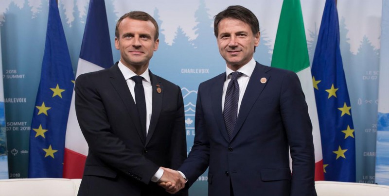 Macron y Conte piden una reforma en profundidad para responder a inmigración