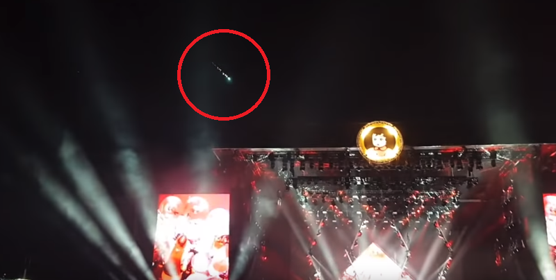 Cae un meteorito en concierto de Foo Fighters