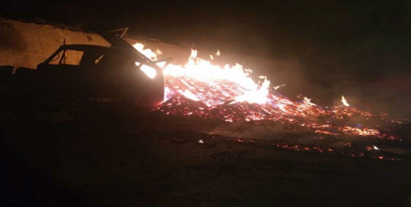 Incendio de tráiler provoca cierre por siete horas en Autopista del Sol