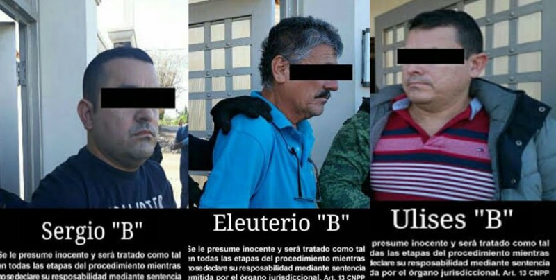 Vinculan a proceso a tres presuntos integrantes del Cártel "Beltrán Leyva"