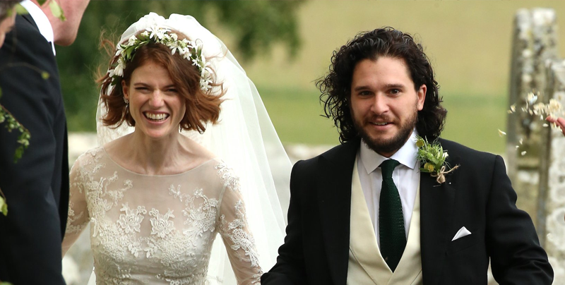 Jon Snow e Ygritte dieron el 'si' en el altar