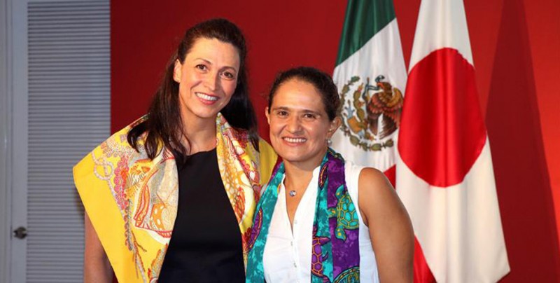 Dos mexicanas hacen historia cruzando el Estrecho de Tsugaru