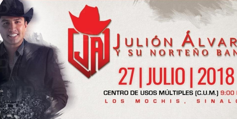 Todo listo para el próximo concierto de Julión Álvarez