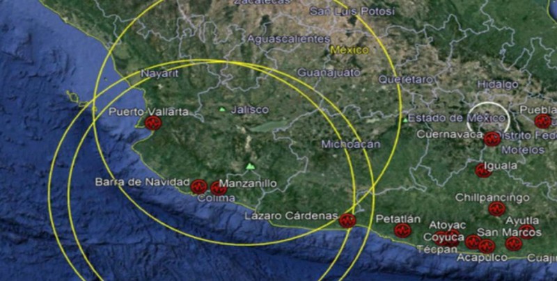 Se registran sismos de magnitud 5.1 y 4.1 en Michoacán