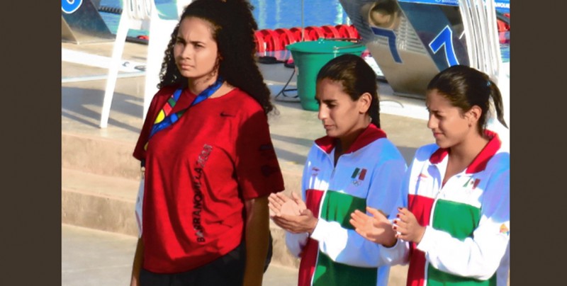 Oro y plata para México en trampolín tres metros femenil